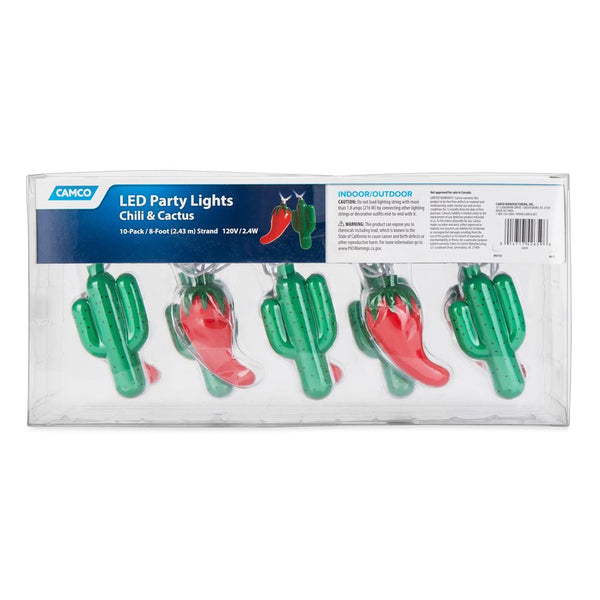 Camco Chili And Cactus Party Lights (MPN: 42659)