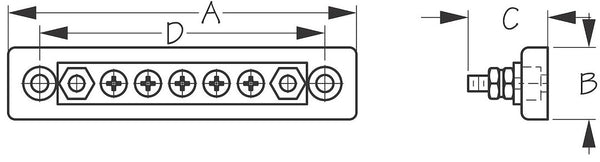 Sea Dog Busbar Flat Strip Type (MPN: 426710-1)