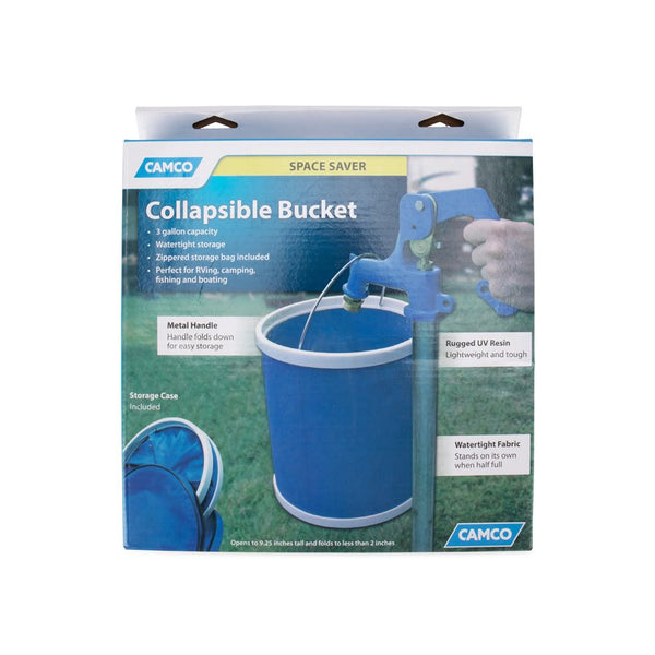 Camco 3 Gallon Durable Watertight Fabric Bucket (MPN: 42993)