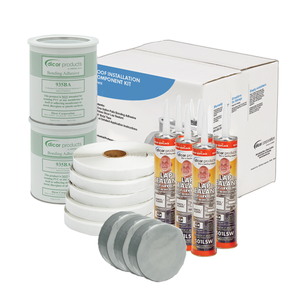 Dicor Products Roof Installation Kit (MPN: 435-CK-W)