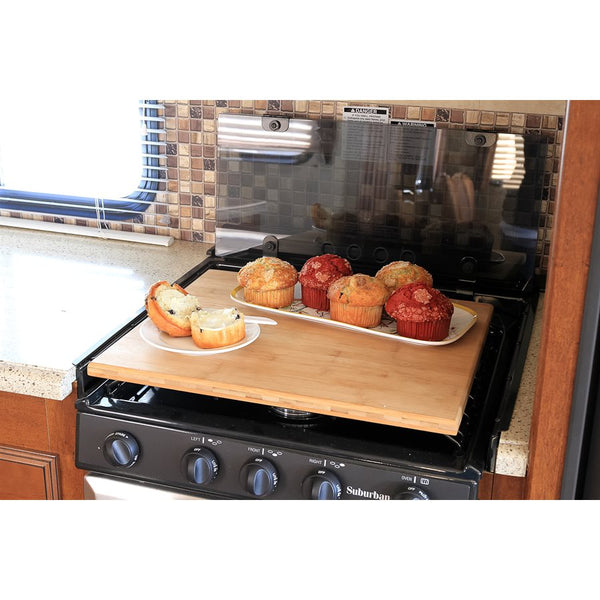 Camco Bamboo Stove Top Cover (MPN: 43571)