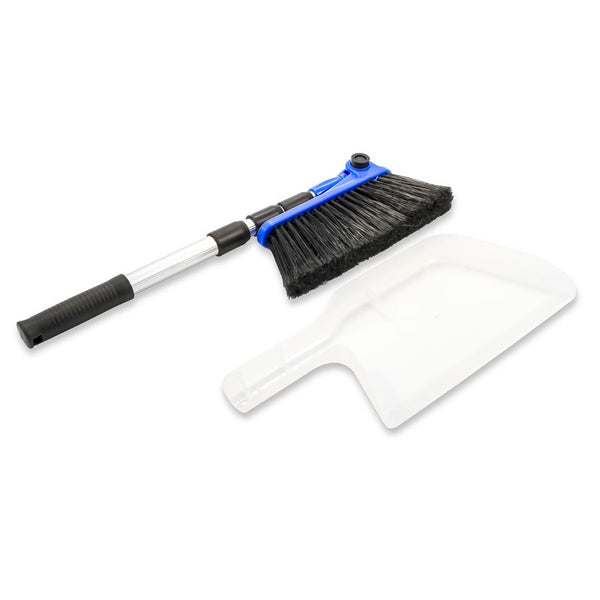 Camco Adjustable Broom and Dustpan (MPN: 43623)