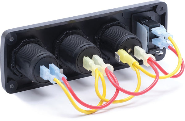 Blue Sea Switch Panel With Rocker Switch (MPN: 4365-BSS)