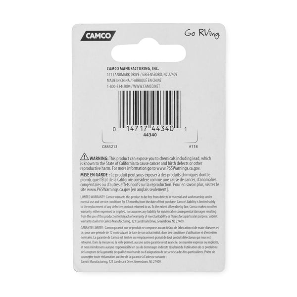 Camco Baggage Lock Cylinder (MPN: 44340)