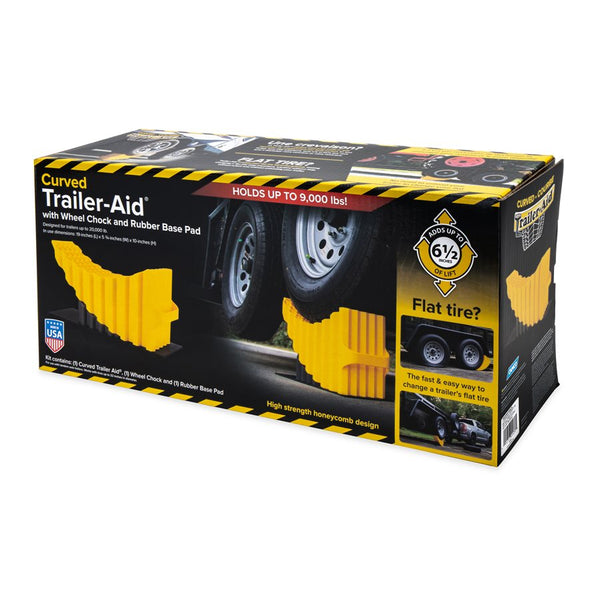 Camco Curved Trailer-Aid With Chock (MPN: 44436)
