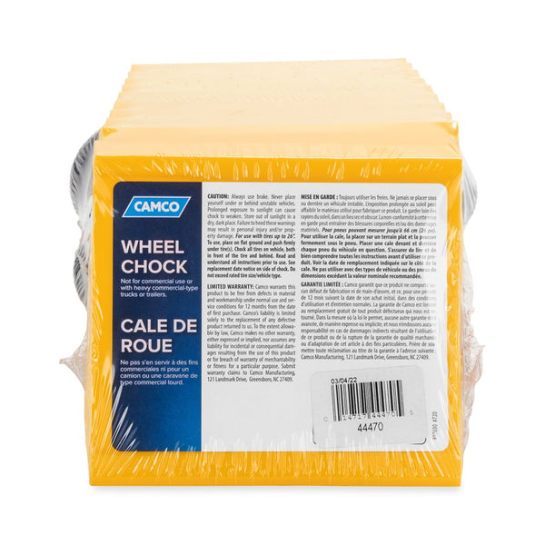 Camco RV Double Wheel Chock (MPN: 44470)