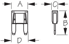 Sea Dog Blade Type ATM Mini Fuses (MPN: 445090-1)