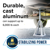 Camco RV Aluminum Stack Jack Stands (MPN: 44560)