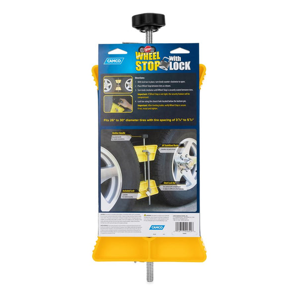 Camco RV Wheel Stop With Padlock (MPN: 44642)