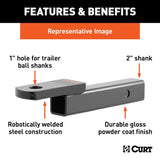 CURT Class III Trailer Hitch Ball Mount (MPN: 45010)