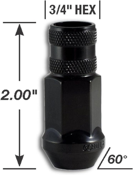 Gorilla Open End Lug Nut Set (MPN: 45038BC-20)