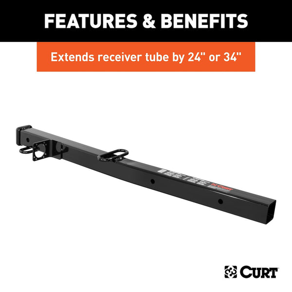 CURT Trailer Hitch Receiver Tube Adapter (MPN: 45048)