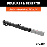 CURT Trailer Hitch Receiver Tube Adapter (MPN: 45048)
