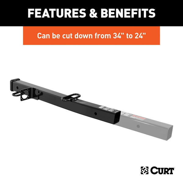 CURT Trailer Hitch Receiver Tube Adapter (MPN: 45048)