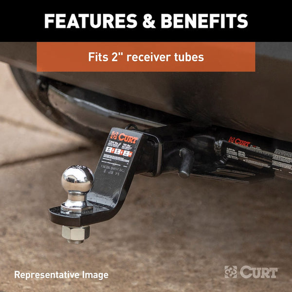 CURT Trailer Hitch Ball Mount (MPN: 45056)