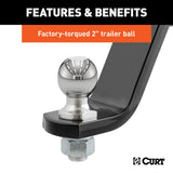 CURT Trailer Hitch Ball Mount (MPN: 45064)