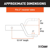 CURT Class 3 Trailer Hitch Ball Mount (MPN: 45080)