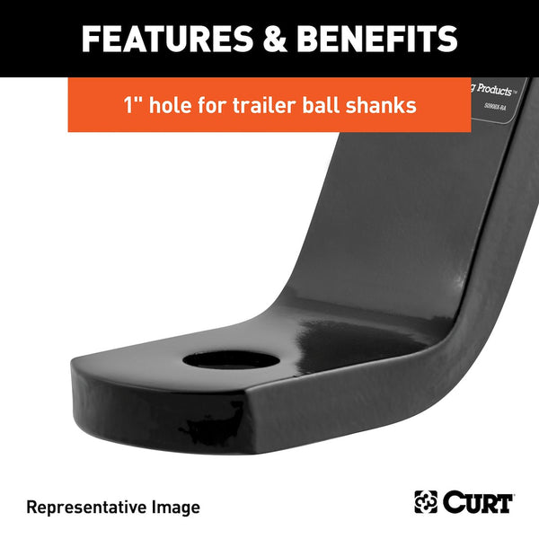 CURT Class 3 Trailer Hitch Ball Mount (MPN: 45080)
