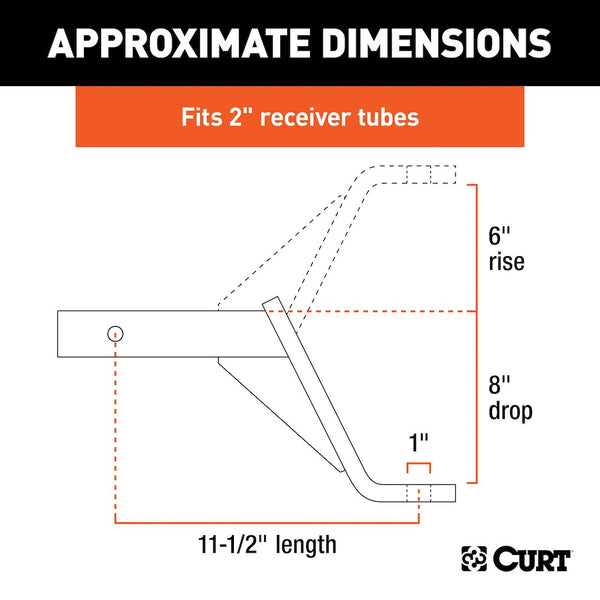 CURT Class 3 Trailer Hitch Ball Mount (MPN: 45090)