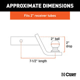 CURT Trailer Hitch Ball Mount (MPN: 45134)