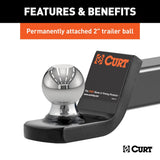 CURT Trailer Hitch Ball Mount (MPN: 45134)