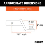 CURT Trailer Hitch Ball Mount (MPN: 45141)