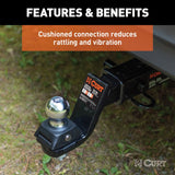 CURT RockerBall Trailer Hitch Ball Mount (MPN: 45143)