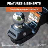 CURT RockerBall Trailer Hitch Ball Mount (MPN: 45144)