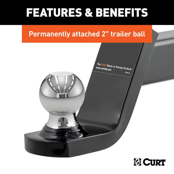 CURT Fusion Trailer Hitch Ball Mount (MPN: 45154)