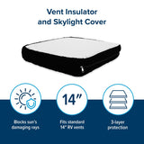 Camco RV Black-Out Vent Insulator (MPN: 45196)