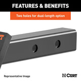 CURT Dual Length Ball Mount (MPN: 45220)