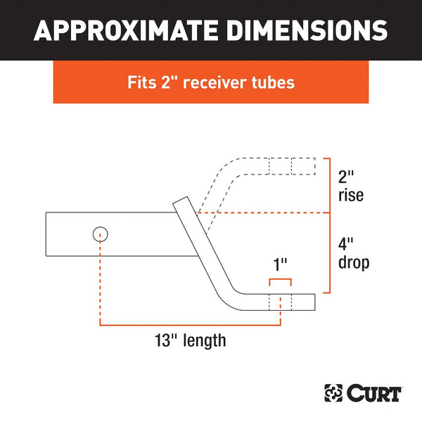 CURT Class 3 Trailer Hitch Ball Mount (MPN: 45270)