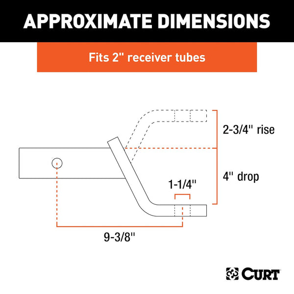 CURT Trailer Hitch Ball Mount (MPN: 45311)