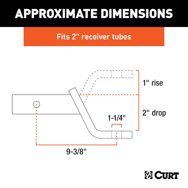CURT Class IV Trailer Hitch Ball Mount (MPN: 45312)
