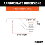 CURT Trailer Hitch Ball Mount (MPN: 45331)