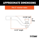 CURT Trailer Hitch Ball Mount (MPN: 45332)