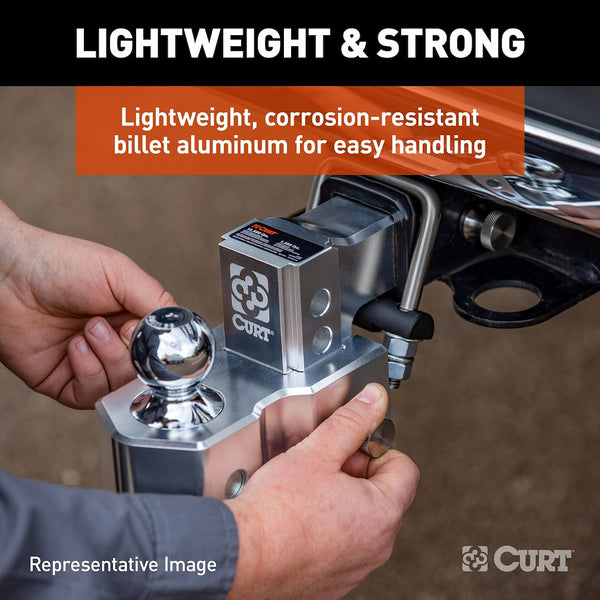 CURT AlumaLite Adjustable Drop Hitch (MPN: 45363)