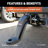 CURT Industrial Duty Trailer Hitch Ball Mount (MPN: 45430)