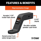 CURT Forged Ball Mount (MPN: 45460)