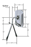 CIPA Exterior Mirror Chrome Manual (MPN: 45500)