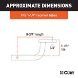CURT Class II Trailer Hitch Ball Mount (MPN: 45520)