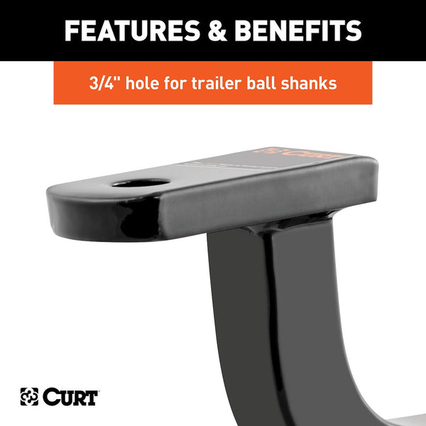 CURT Class II Trailer Hitch Ball Mount (MPN: 45520)