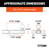 CURT Multi Tow Ball Mount (MPN: 45651)