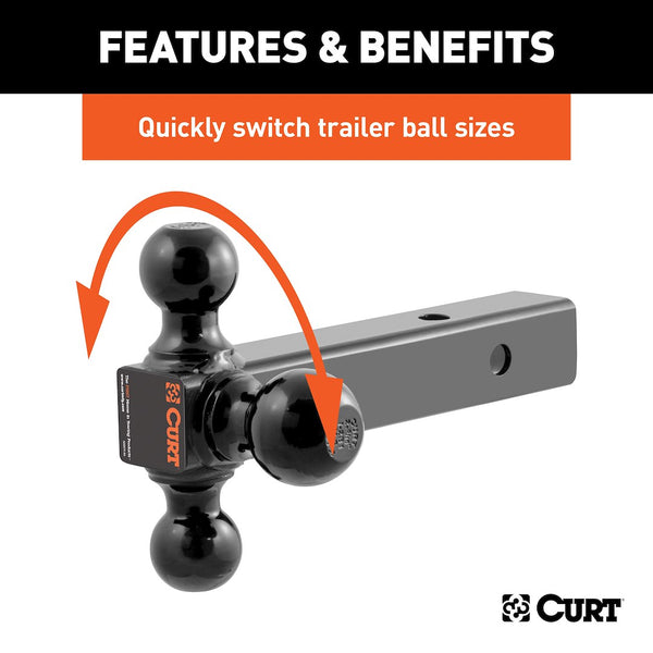 CURT Multi Tow Ball Mount (MPN: 45652)