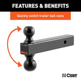 CURT Multi Tow Ball Mount (MPN: 45660)