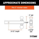 CURT Multi Tow Ball Mount (MPN: 45665)