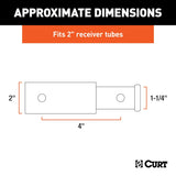 CURT Trailer Hitch Receiver Tube Adapter (MPN: 45770)