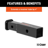 CURT Trailer Hitch Receiver Tube Adapter (MPN: 45770)