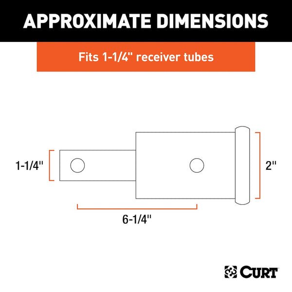 CURT Trailer Hitch Receiver Tube Adapter (MPN: 45785)