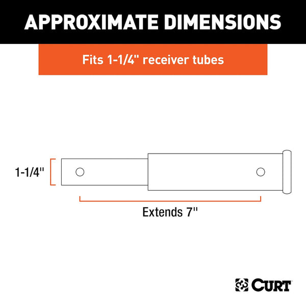 CURT Trailer Hitch Extension (MPN: 45789)